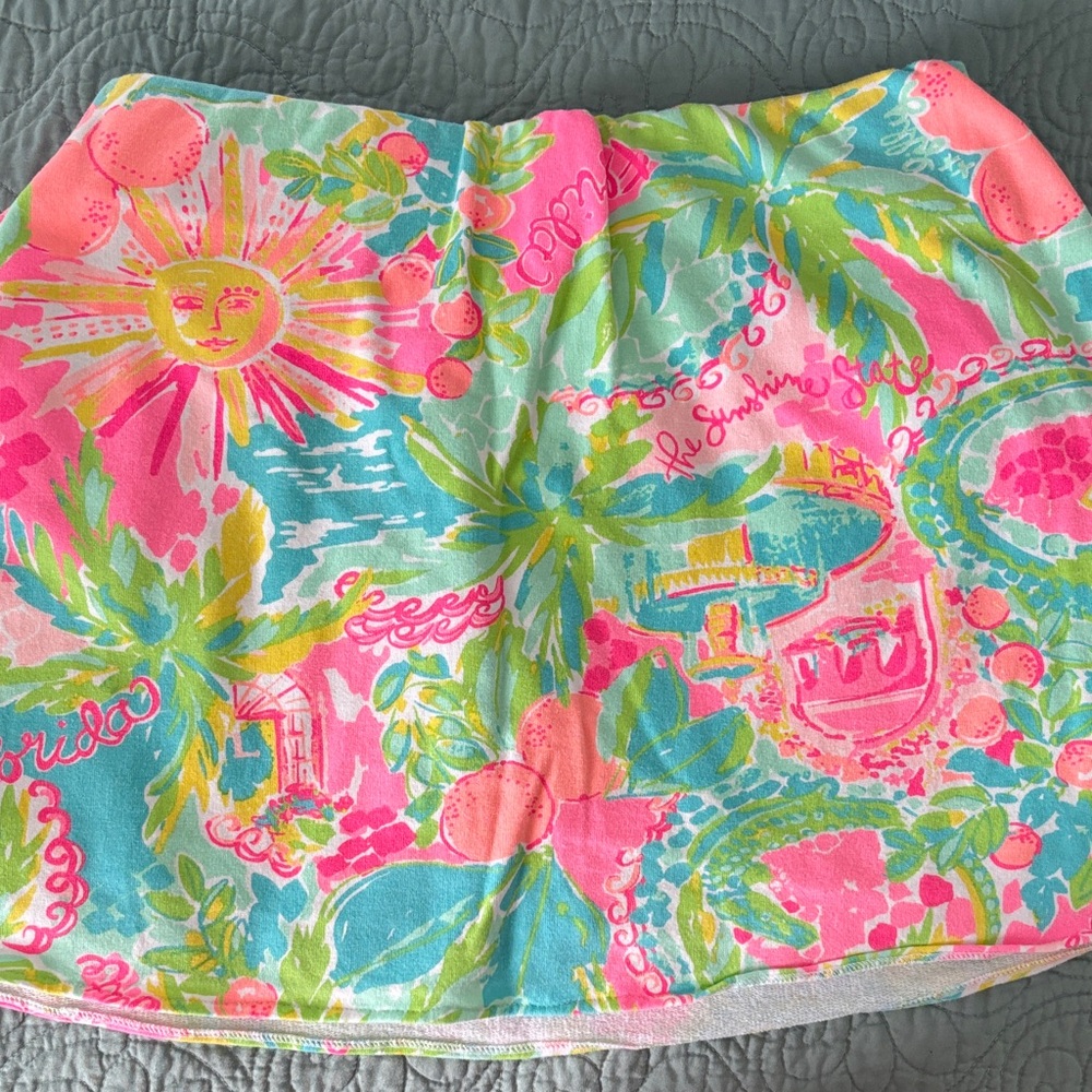 Lilly Pulitzer Bright Pink Multi Mini Skirt-Firm price - Picture 8 of 8
